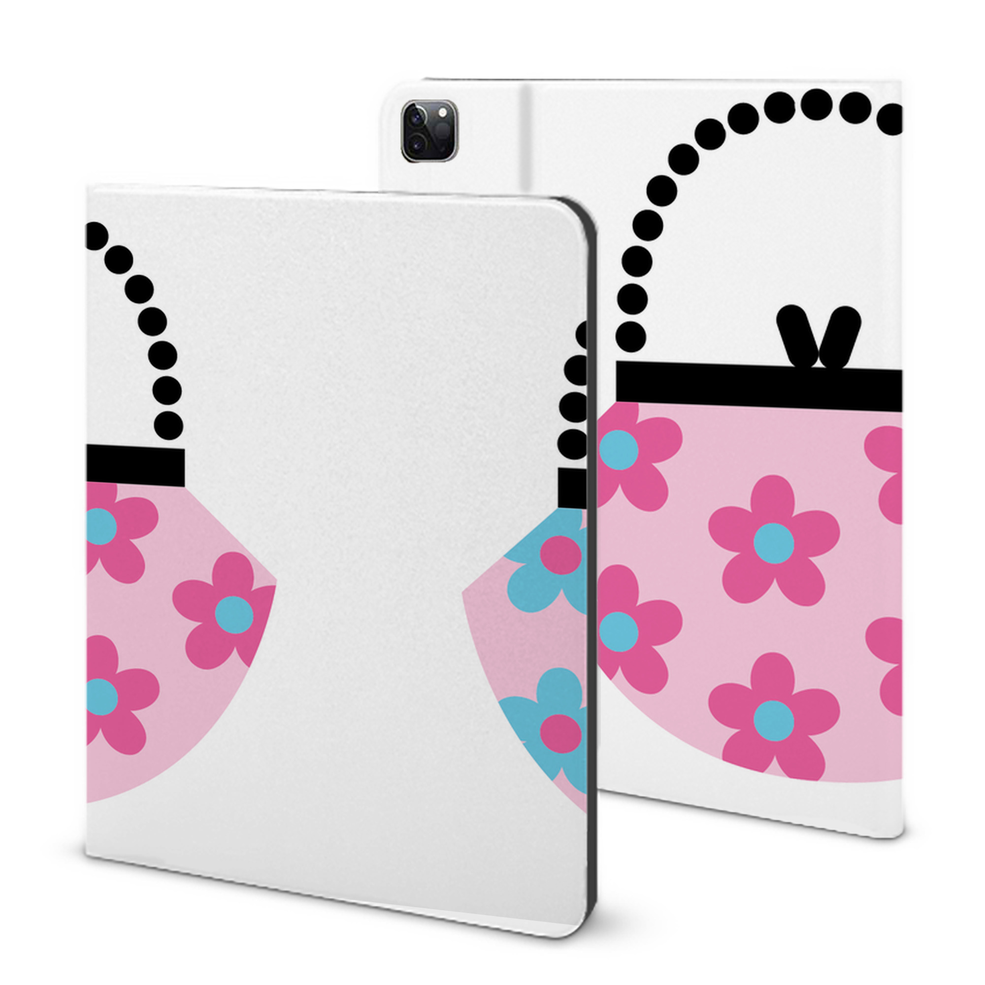 （画像用） Hello Kitty ハローキティ IPad ケース ブック型 PUレザー TPU 耐衝撃 軽量 薄型 ペン収納なし 全面保護 IPad 各モデル対応